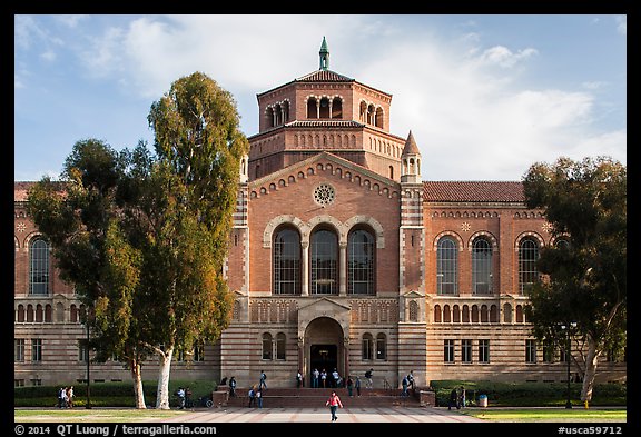 Powell Library, University of California at Los Angeles, Westwood. Los Angeles, California, USA (color)