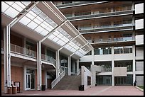 Modern buildings, University of California at Los Angeles, Westwood. Los Angeles, California, USA ( color)