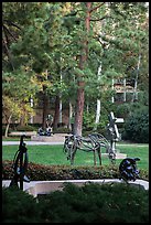 Sculpture Garden, University of California at Los Angeles, Westwood. Los Angeles, California, USA ( color)