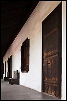 Avila Adobe doors. Los Angeles, California, USA ( color)