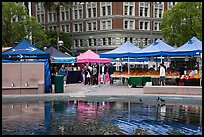 Farmers Market on Pershing Square. Los Angeles, California, USA ( color)