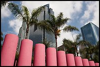 Sculpture on Pershing Square. Los Angeles, California, USA ( color)