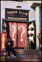 Freak Show, Ocean Front Walk. Venice, Los Angeles, California, USA ( color)