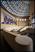 East lobby of Union Station. Los Angeles, California, USA ( color)