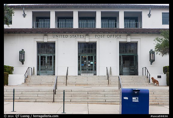 Post Office. Santa Barbara, California, USA (color)