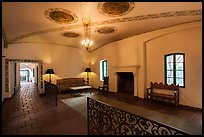 Historic Red tile passageway, La Arcada. Santa Barbara, California, USA ( color)