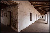 Galleries, El Presidio de Santa Barbara. Santa Barbara, California, USA ( color)