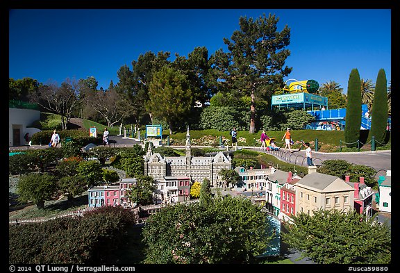 Miniland USA miniature park, Legoland, Carlsbad. California, USA (color)
