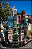 Las Vegas New York New York scale model, Legoland, Carlsbad. California, USA ( color)