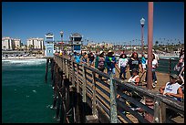 Looking from pier, Oceanside. California, USA ( color)
