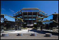 Entrance of Geisel Library, University of California. La Jolla, San Diego, California, USA ( color)