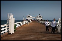 Malibu Pier. Los Angeles, California, USA ( color)
