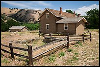 Barracks, Fort Tejon state historic park. California, USA ( color)