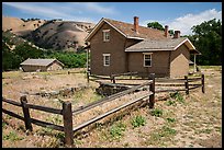 Barracks, Fort Tejon state historic park. California, USA ( color)
