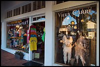 Beach store and reflection. Laguna Beach, Orange County, California, USA ( color)