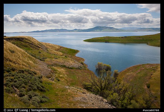 San Luis Reservoir. California, USA (color)