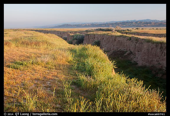 San Andreas Fault. Carrizo Plain National Monument, California, USA (color)