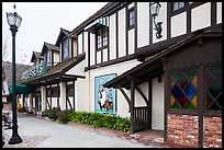 Andersen's half-timbered building. California, USA ( color)