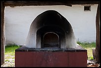 Oven, La Purísima Mission. Lompoc, California, USA ( color)