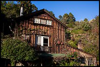 Big Sur Inn facade. Big Sur, California, USA ( color)