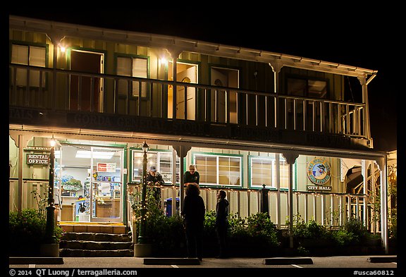 Gorda at night. Big Sur, California, USA (color)