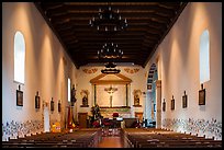 Chapel interior, Mission San Luis Obispo de Tolosa. California, USA ( color)