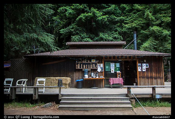 Henry Miller Memorial Library. Big Sur, California, USA (color)