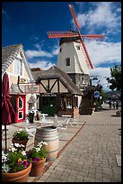 Bakery and windmill. Solvang, California, USA ( color)