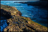 Rock and ocean, Spooners Cove, Montana de Oro State Park. Morro Bay, USA ( color)