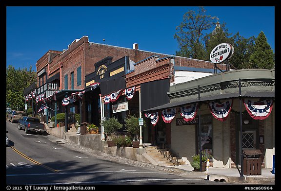 Old town Auburn. Califoxrnia, USA (color)