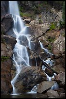 Grizzly Falls in autumn, Sequoia National Forest. Giant Sequoia National Monument, Sequoia National Forest, California, USA ( color)