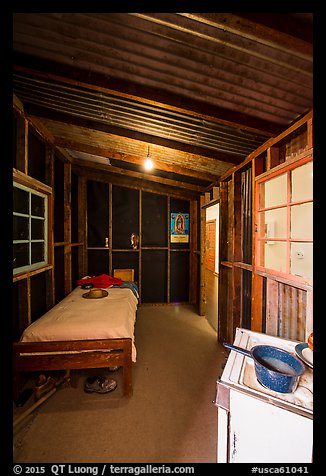 Reconstitution of Cesar Chavez room, Cesar Chavez National Monument, Keene. California, USA (color)