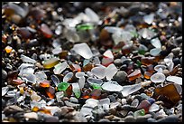 Seaglass detail. Fort Bragg, California, USA ( color)