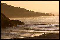 Coastline at Jug Handle Creek outlet. Fort Bragg, California, USA ( color)