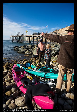 Abalone divers. California, USA (color)