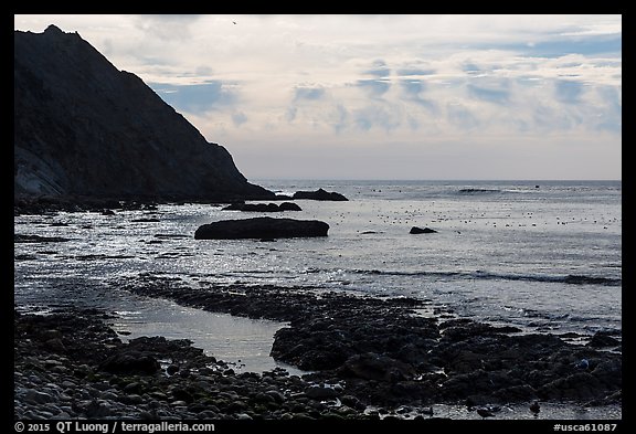 Coastline near Point Arena Creek. California, USA (color)