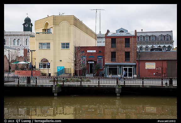 Waterfront. Petaluma, California, USA (color)