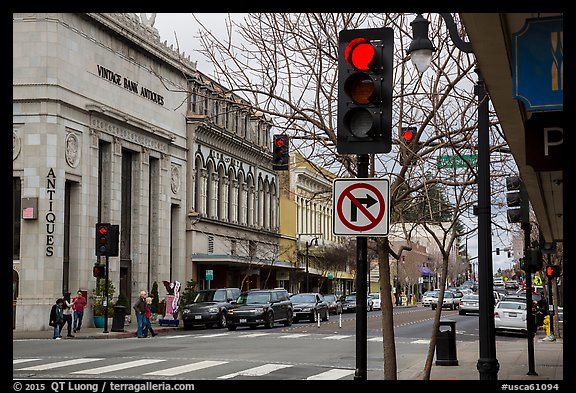 Petaluma Blvd. Petaluma, California, USA (color)