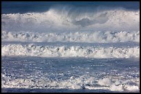 Giant waves breaking offshore. Half Moon Bay, California, USA ( color)