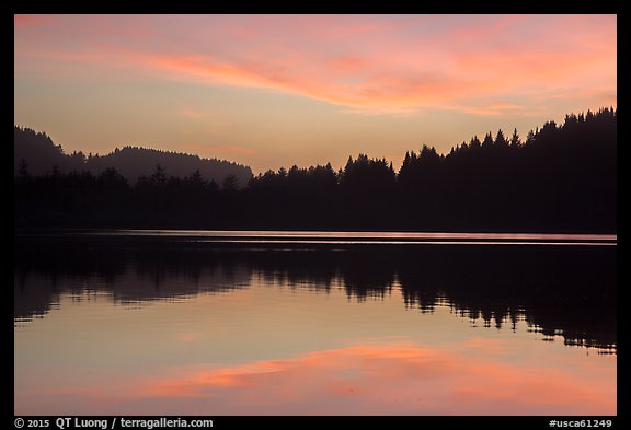 Sunset clouds, Humboldt Lagoons State Park. California, USA (color)