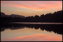 Sunset clouds, Humboldt Lagoons State Park. California, USA ( color)