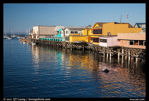 Wharf. Monterey, California, USA (color)