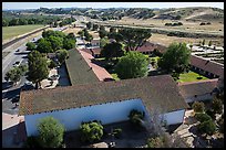 Aerial view of Mission San Miguel. California, USA ( color)