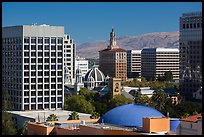 San Jose landmark downtown buildings. San Jose, California, USA ( color)