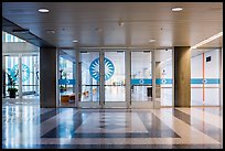 San Jose Convention Center hallway. San Jose, California, USA ( color)