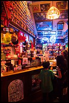 Counter of Cameron pub. Half Moon Bay, California, USA ( color)