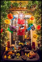 Halloween altar. Petaluma, California, USA ( color)