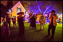Halloween party. Petaluma, California, USA ( color)