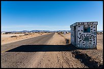 Road leading to Slab City. Nyland, California, USA ( color)