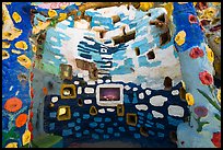 Salvation Mountain recess. Nyland, California, USA ( color)